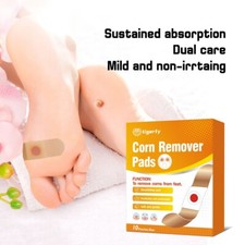 Plantar Wart Remover Pads, Fast Acting Corn  Callus Removal Feet, 10 Medicated