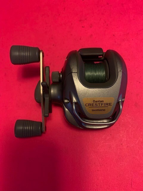 SHIMANO BANTAM CRESTFIRE CR-2008 BAITCASTING FISHING REEL BASS
