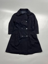 Women’s +J Jil Sander For Uniqlo Double Breasted Wool Coat Size M (Y0803)