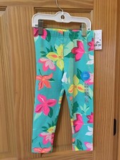 NWT Carter's Flowers Capri Leggings Girls many sizes