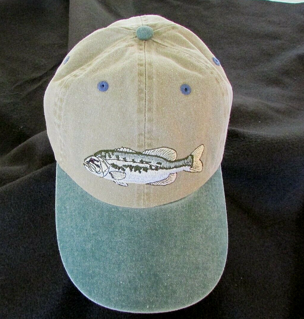 Blue Marlin Baseball Cap Embroidered 