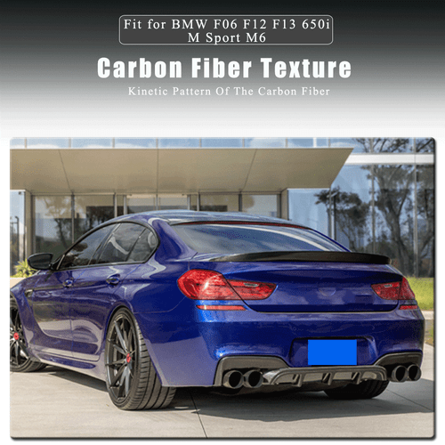Glanz Schwarz Heckdiffusor Spoiler Passt Für BMW M6 F06 F12 F13 M-Paket 2012-16 - Bild 4 von 8