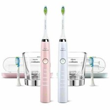 Philips Sonicare DiamondClean Sonic Electric Toothbrush - Pink/White HX9354/75