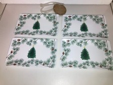 “Aspen Home” Winter Forest Melamine Appetizer Plates 