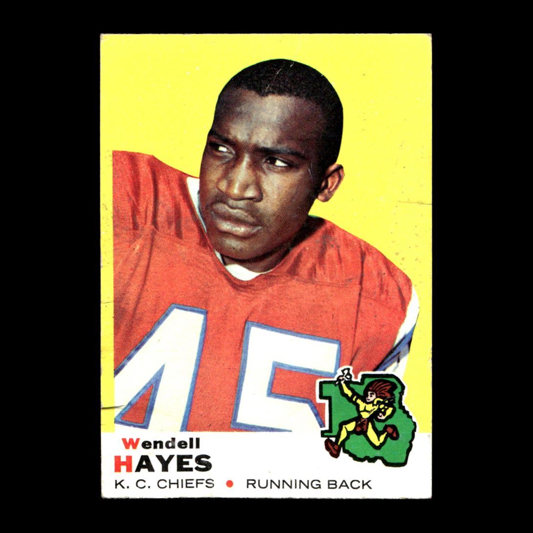 Wendell Hayes 1969 Topps Kansas City Chiefs 58 Vintage Football! eBay