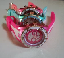 Men's Mint Silicone Band Fashion Casual Hip Hop Watch