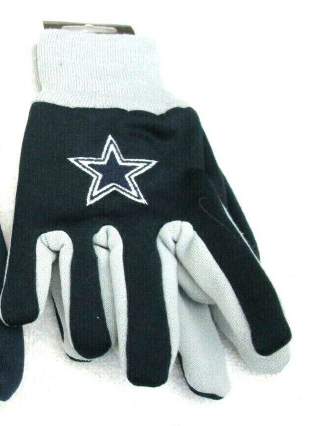 Kid's 7.6" Dallas Cowboys Team Logo Licensed NFL Sport Utility Gloves-Brand New! image 2