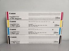 Canon T01 Toner Cartride set Yellow Magenta Cya Black, imagePRESS C60
