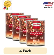 MARY KITCHEN Roast Beef Hash, Canned Roast Beef Hash, 14 oz Steel Can (4 pack)