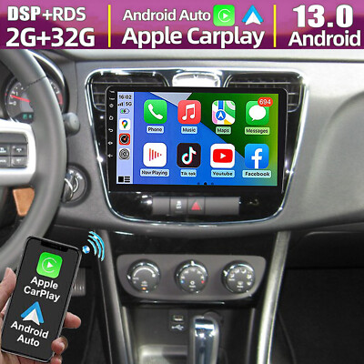 10.1'' Carplay For 2011-2014 Chrysler 200 Android Car Radio Stereo GPS Bluetooth