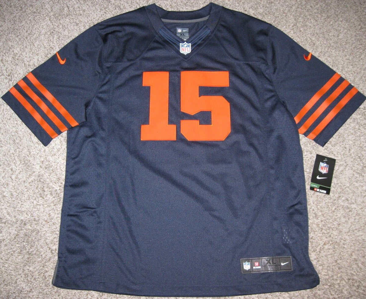 Brandon Marshall Chicago Bears Vintage Men's Navy Blue 2014 Nike
