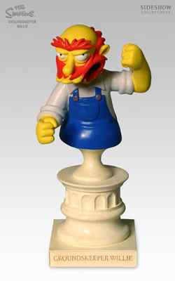 希少The Simpsons Groundskeeper Willie Bust Simpsons Groundkeeper Willie Resin Bust Ltd Ed SIDESHOW | eBay