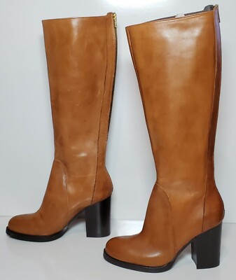 PRIMADONNA COLLECTION WOMAN'S SIZE 35 EURO BOOT TAN LEATHER NEW