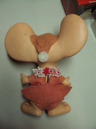Vintage Huron Products Co BIG EAR MOUSE Bank 10.5" tall - Picture 2 of 2