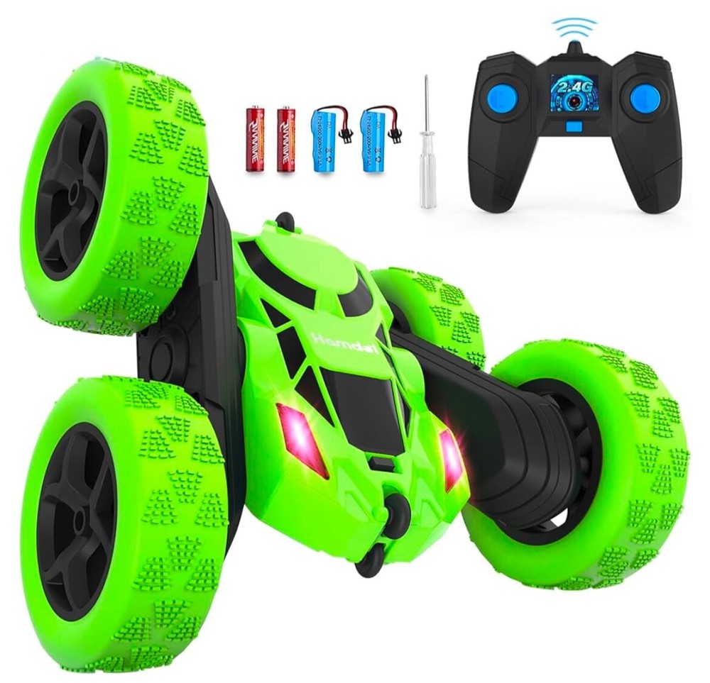 Remote Control Car Double Sided 4WD RC Cars with Headlights 2.4GHz Electric Race