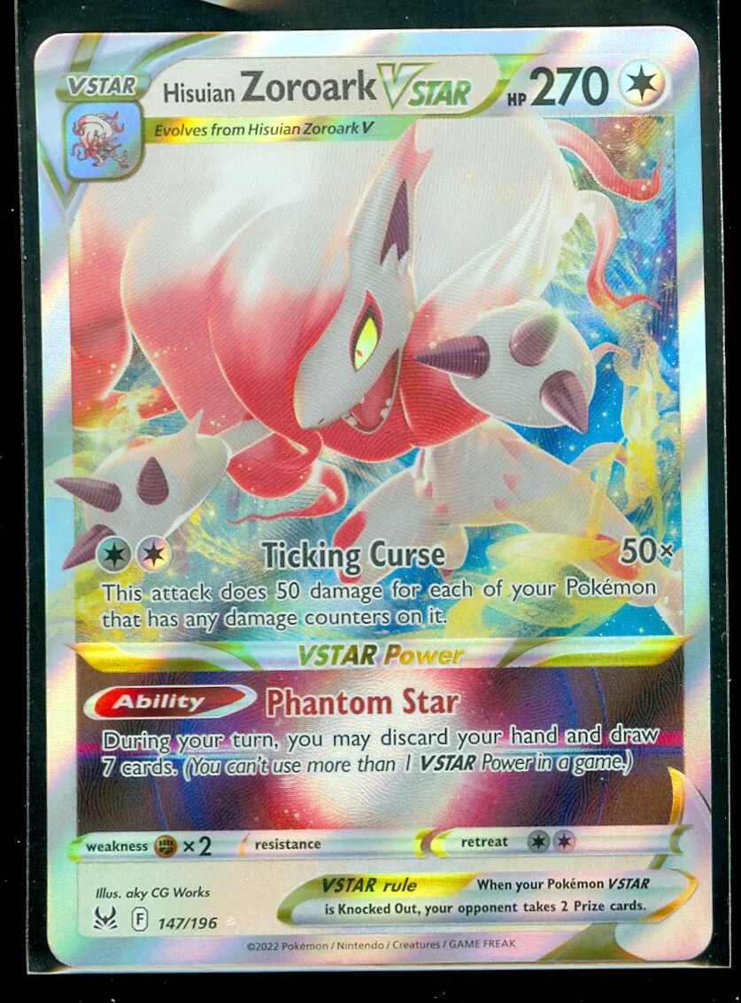 Zoroark de Hisui-V-ASTRO / Hisuian Zoroark-VSTAR (147/196)