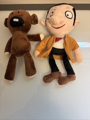 2pcs/set Mr. Bean and Brown Teddy Bear Cute Plush Stuffed Bear Plush 9 