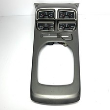 2010-2015 Chevy Camaro Console Shifter Bezel Trim With Gauges Silver Oem Read