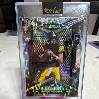 Wild Card 2026 Alumination Aaron Rodgers Pittsburgh Steelers Numbered 7/8