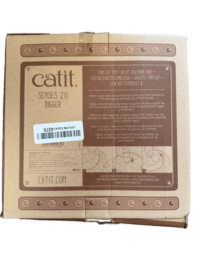 Catit Senses 2.0 Digger Interactive Cat Treat Puzzle Feeder Toy Green