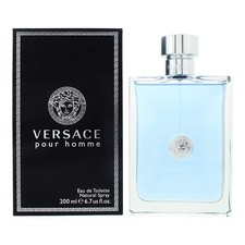 Versace Pour Homme Eau de Toilette 200ml Spray For Him - NEW. Men's EDT