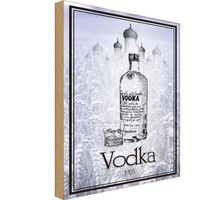 Holzschild 30X20 Cm Alkohol 1925 Vodka Imported Essen Trinken Deko Geschenk Holz
