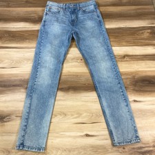 Levi's 510 Jeans Mens 30x32 Skinny Fit Light Wash Denim Modern Casual Blue