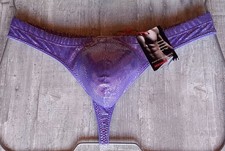 Bodybuilding Posing Slip LILA Hologramm  Stri...