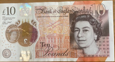 ELIZABETH 2ND £10 NOTE PREFIX AA35 293649 EARLY NUMBER IN USED CONDITION