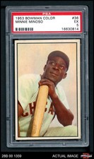 1953 Bowman #36 Minnie Minoso White Sox HOF PSA 5 - EX