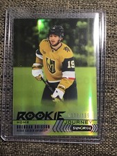 2024-25 UD Synergy Rookie Journey Home Green Brendan Brisson #/199