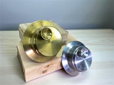 Brass Stainless Steel Main Tuning Dial, Replacement Parts, Ham Radio Transceiver
