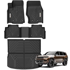 Floor Mats  Cargo for Jeep Grand Cherokee 2022-2026 YITAMOTOR Include Weather