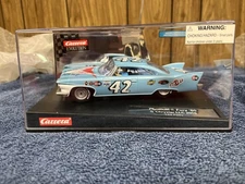 Carrera Plymouth Fury 60 Chrysler LLC Lee Petty 1/32 slot car #42  27254