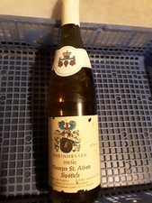 Qualit&auml;tswein Mit Pr&auml;dikat, 1983er Mainzer St. Alban Sp&auml;tlese Rheinhessen