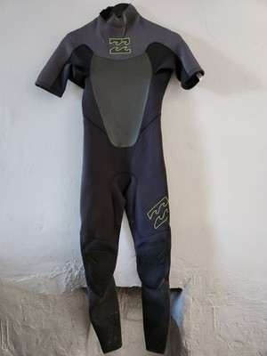 Billabong Herren Neoprenanzug Gr. S Kurzarm Full Length Back Zip Surfen Surfen