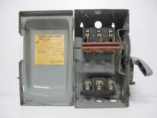 Square D H361 A2 30 Amp 600 V Safety Switch 30A Disconnect H 361 Fusible Fused
