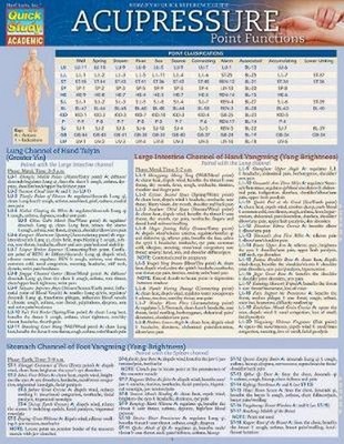 Acupressure - Point Functions - Carmel McMinn (Fold-out Book / Chart)