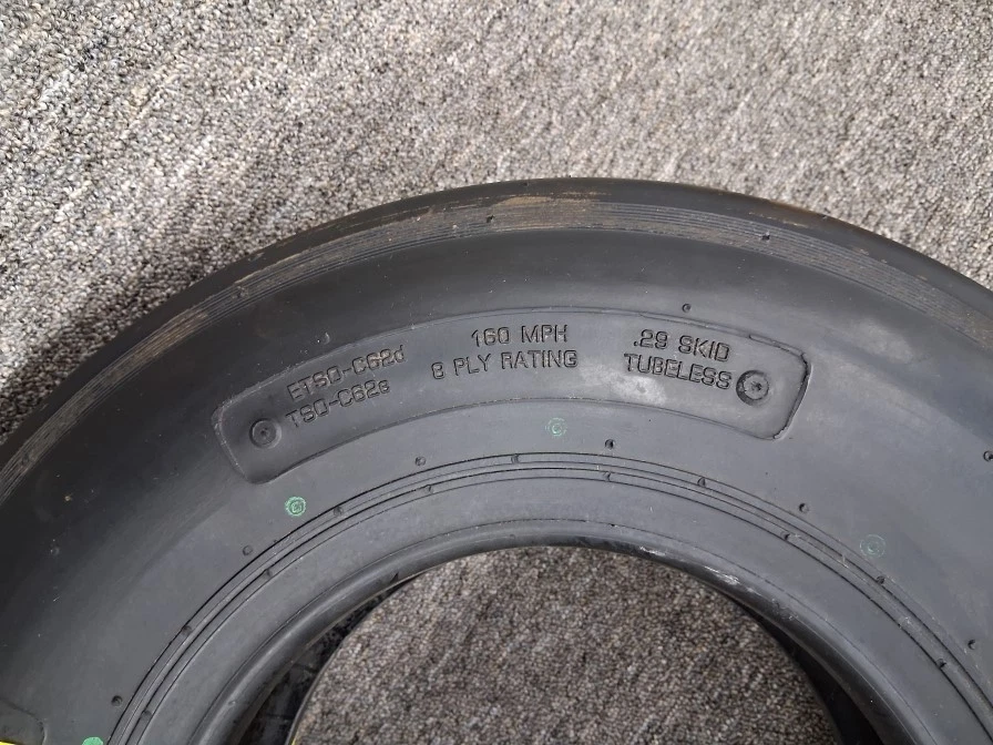 New Surplus Michelin Aviator Aircraft Tire 22x6.75-10 8 ply pn 021-523-0, w/EASA - Image 2 of 4