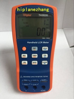 Handheld LCR Meter Accuracy 0.1% LCRQZD DCR ESR DEG Test 100-100KHz USB TH2822E