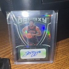 THADDEUS YOUNG 2020-21 Panini Obsidian Galaxy Electric Etch Green AUTO 1/25 1/1?