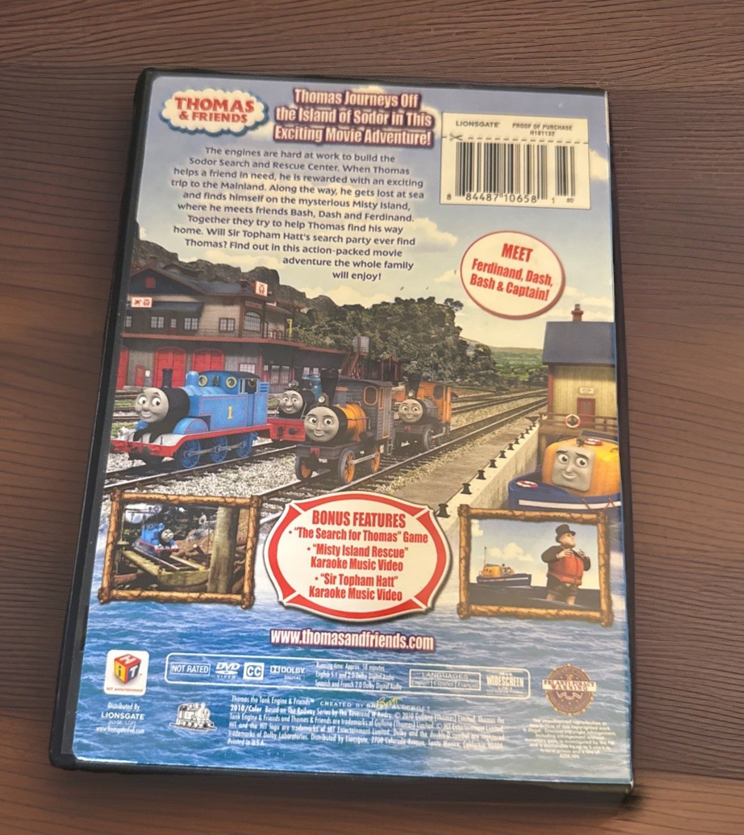 Thomas & Friends: Misty Island Rescue DVD 884487106581| eBay