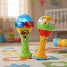 Musical Maracas Toy Set - Light-Up  Non-Electric, Educational Fun for Kids