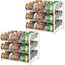 Stackable Can Rack Organizer Can Storage Disp...