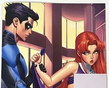 Totally Rad Halloween Story Pt. 2 - Alice Rauch Starfire & Nightwing Rad MAX
