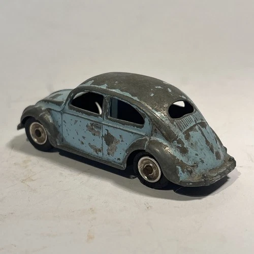 Dinky Toys 181 VW Beetle, Original, Vintage, Rare. Oval Window, Patina