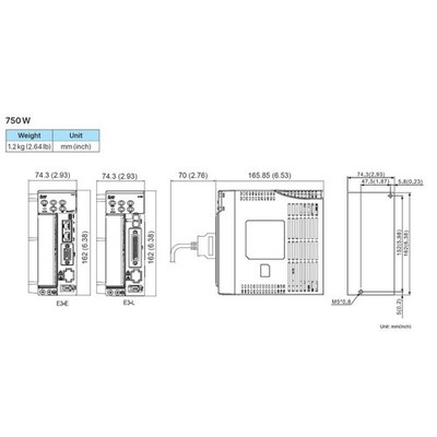 Delta ASD-E3-0721-L Servo Drive