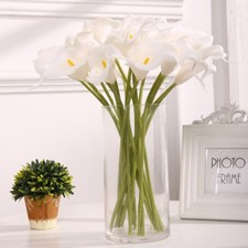 10X Real Touch Calla Lilies Cala Lilly Lily Artificial Flowers Silk Flower Decor