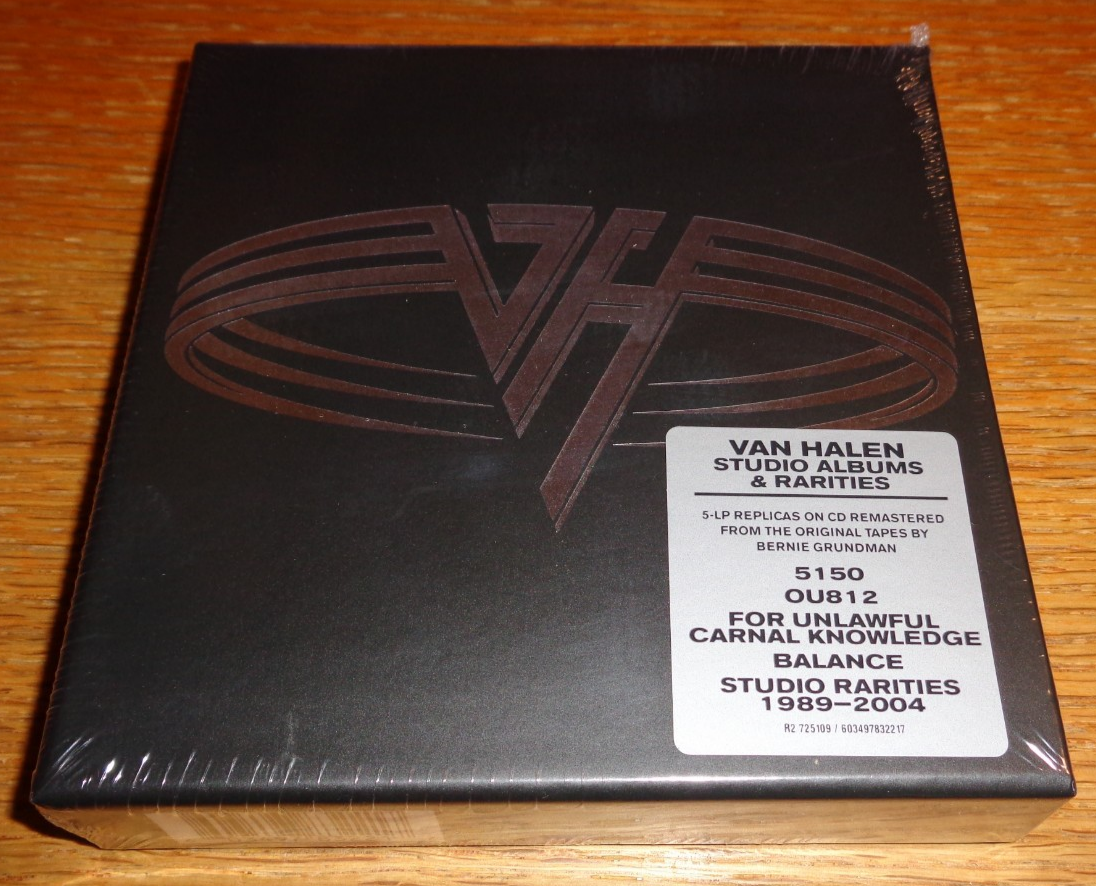 Van Halen 「 Studio Albums & Rarities」 Van Halen The Collection II 5CD Box Set 2023 Remastered Sammy