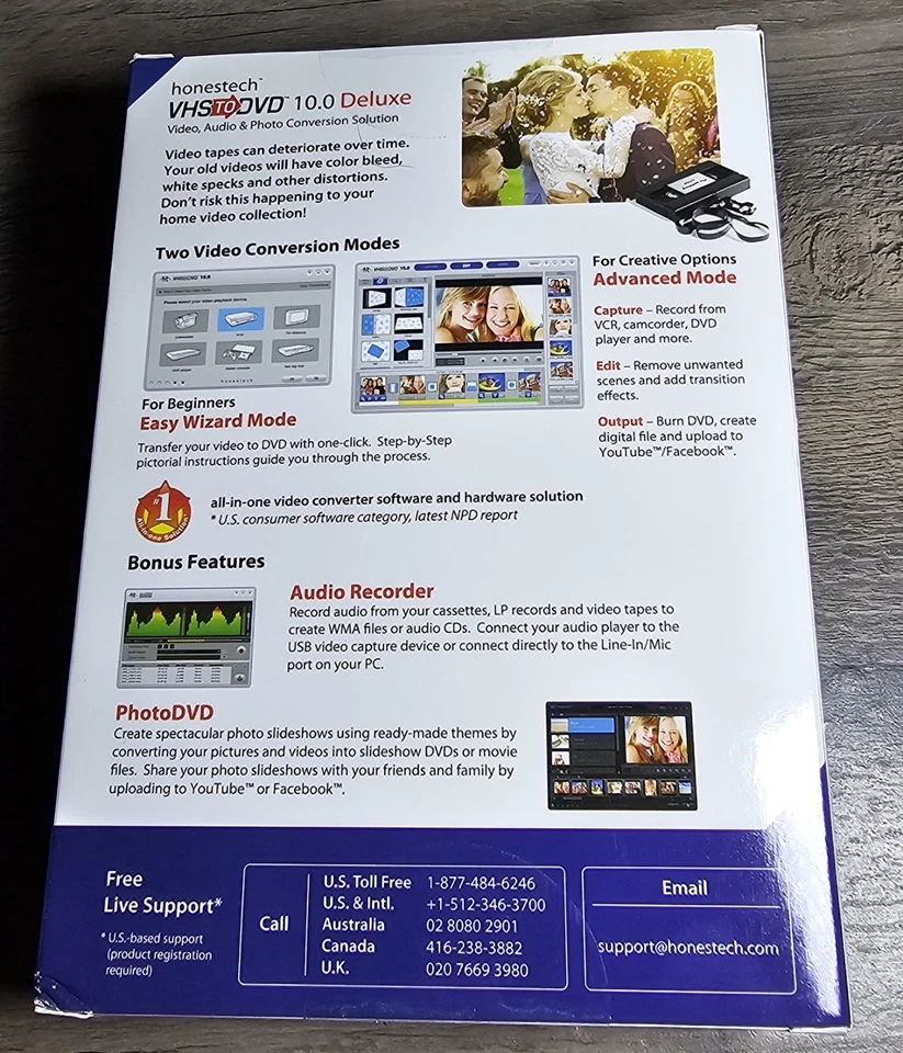 Honestech VHS to DVD 10.0 Deluxe NIB - Image 2 of 4